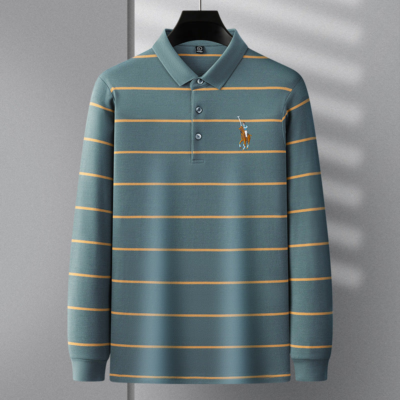 Wexford Striped Cotton Polo