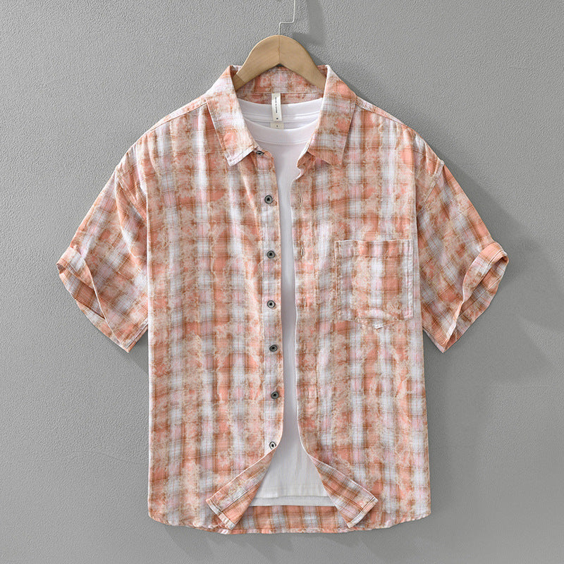 Camden Cotton Plaid Shirt