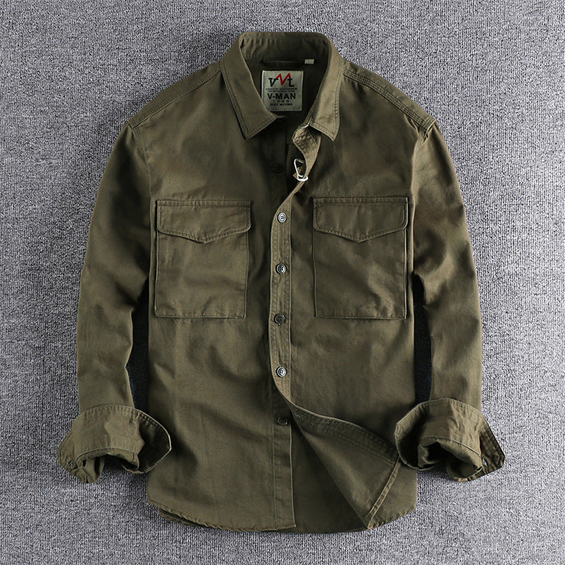 Clinton Cotton Button-Up Shirt