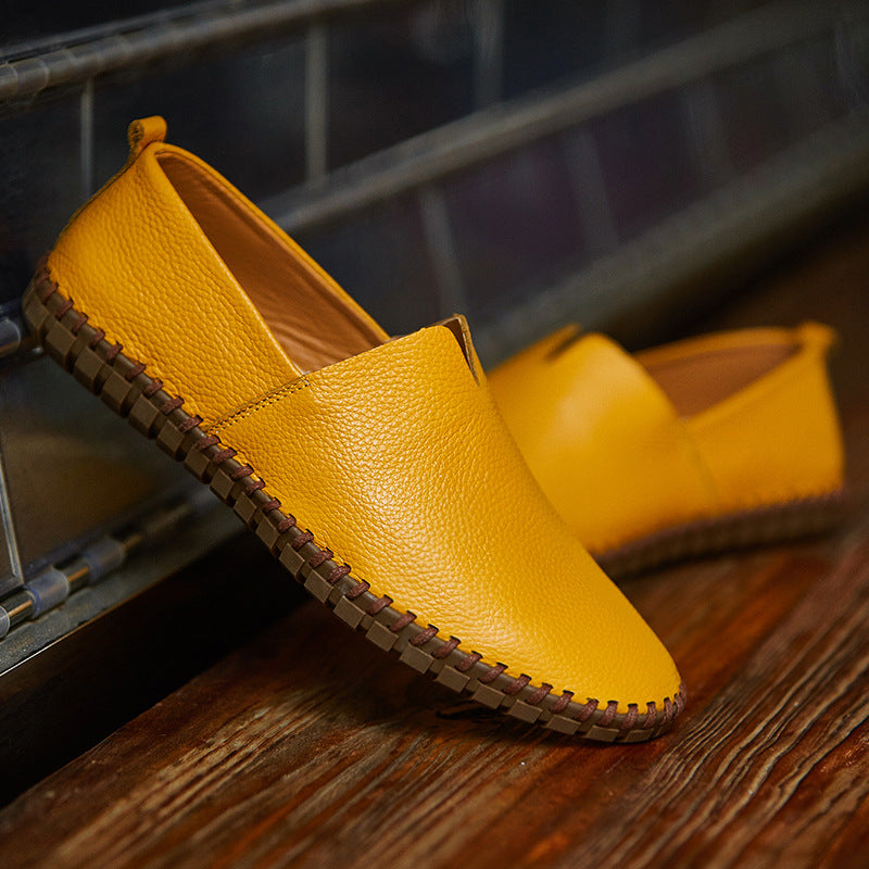 Bianco Slip-On Loafers