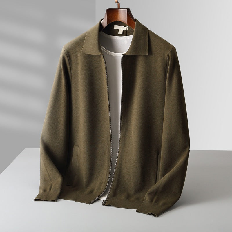 Marquez Wool Zip Cardigan