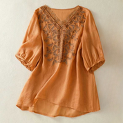 Lydia Linen Blouse