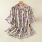 Iris Floral Blouse