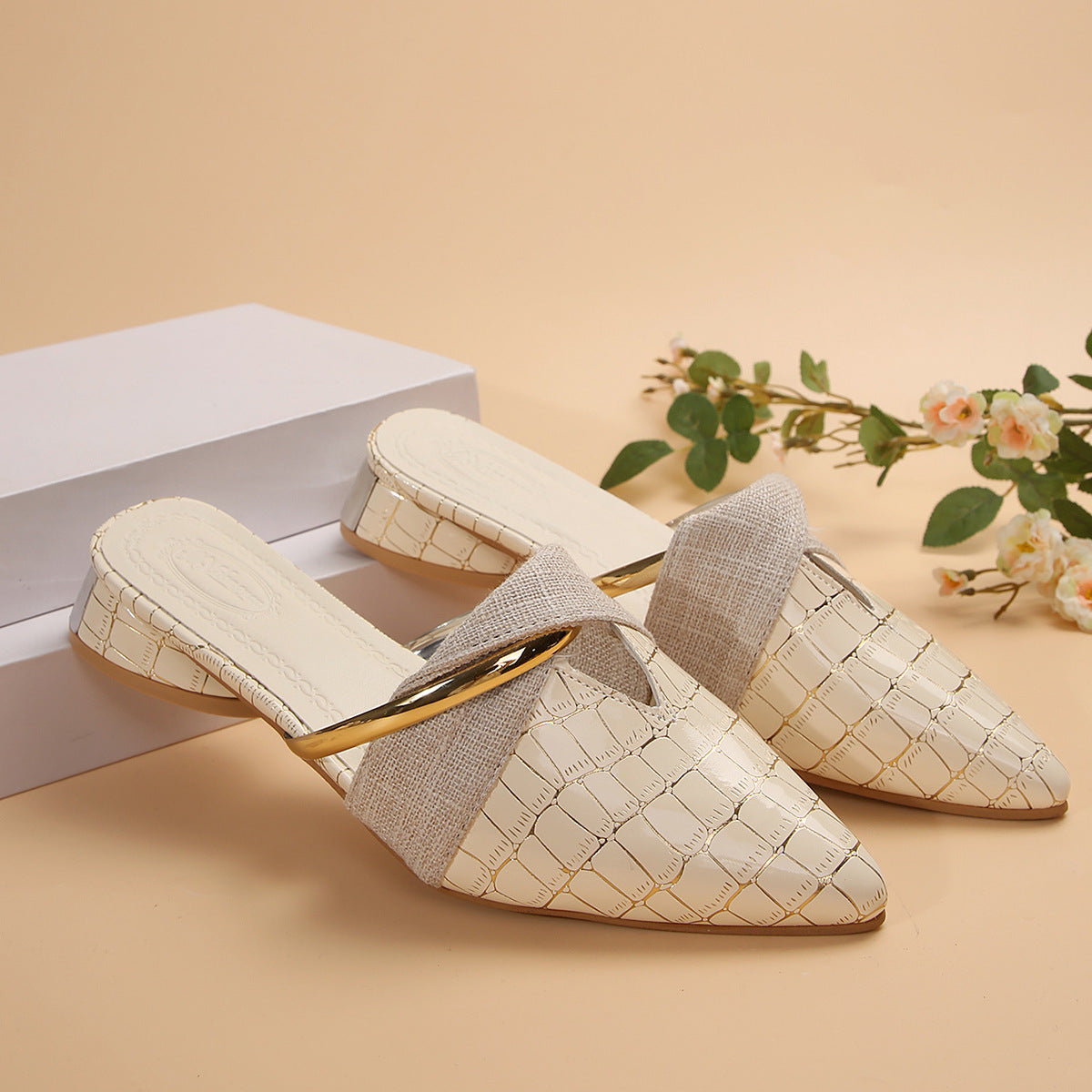 Lenora Slip-On Mules