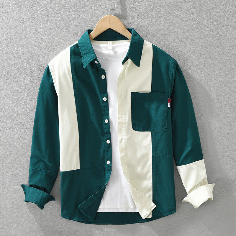 Lyndon Cotton Colorblock Shirt
