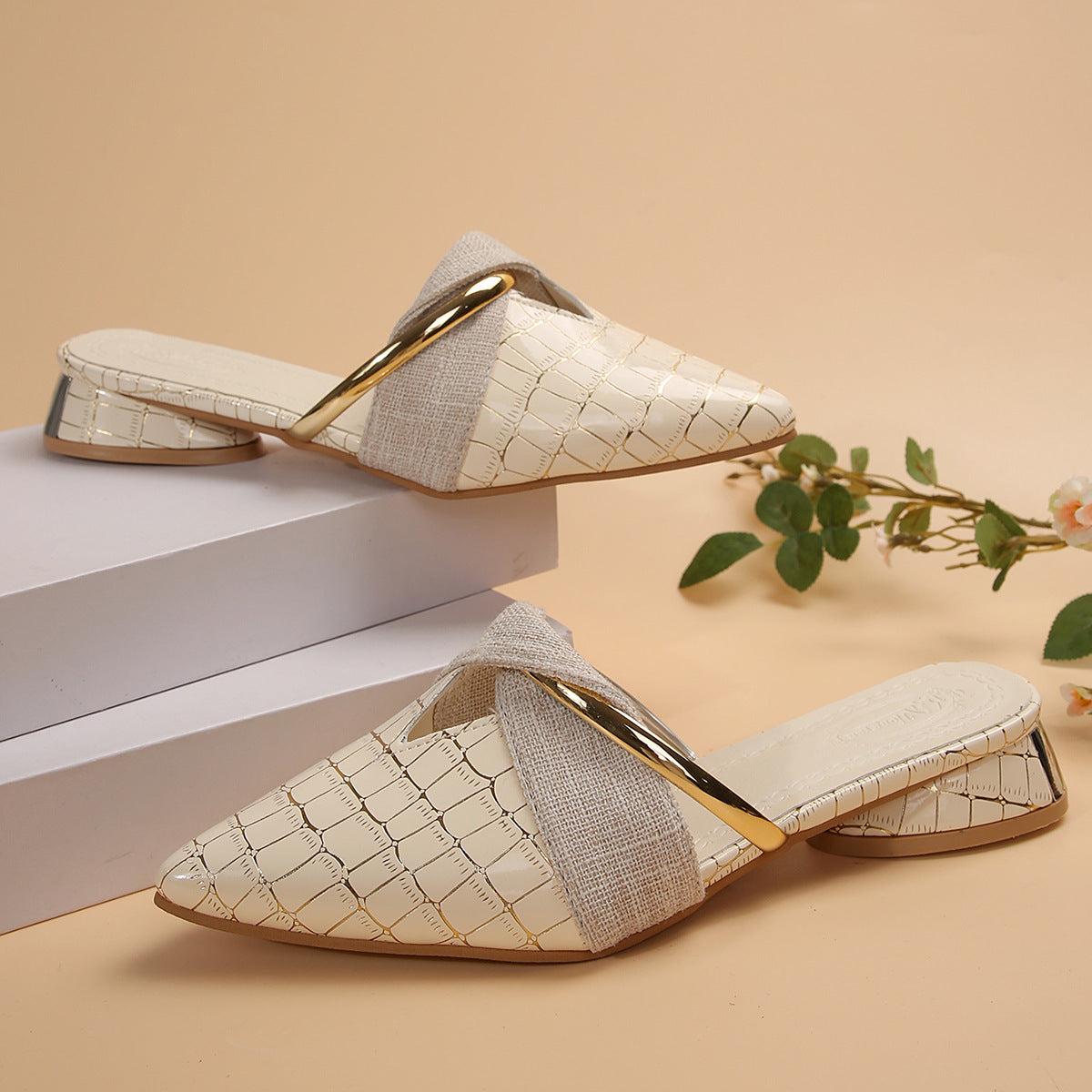 Lenora Slip-On Mules