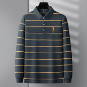 Wexford Striped Cotton Polo