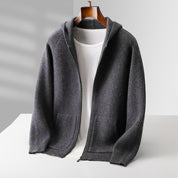 Lucerne Wool Hooded Cardigan