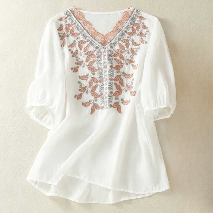 Lydia Linen Blouse
