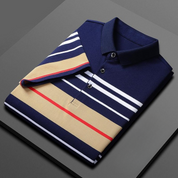 Stratford Striped Cotton Polo