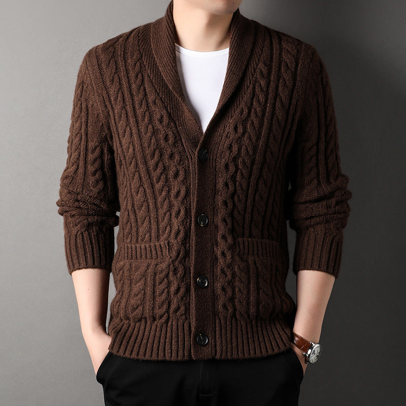 Weston Cable-Knit Cardigan