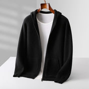 Lucerne Wool Hooded Cardigan