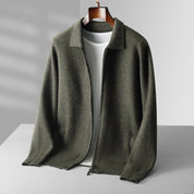 Marquez Wool Zip Cardigan