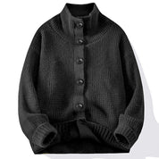 Aragon Waffle-Knit Cardigan