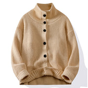 Aragon Waffle-Knit Cardigan