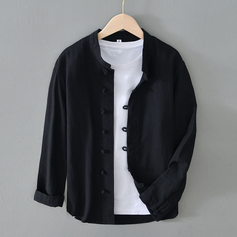 Jinzo Mandarin Collar Shirt