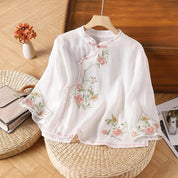 Celine Cotton Floral Blouse