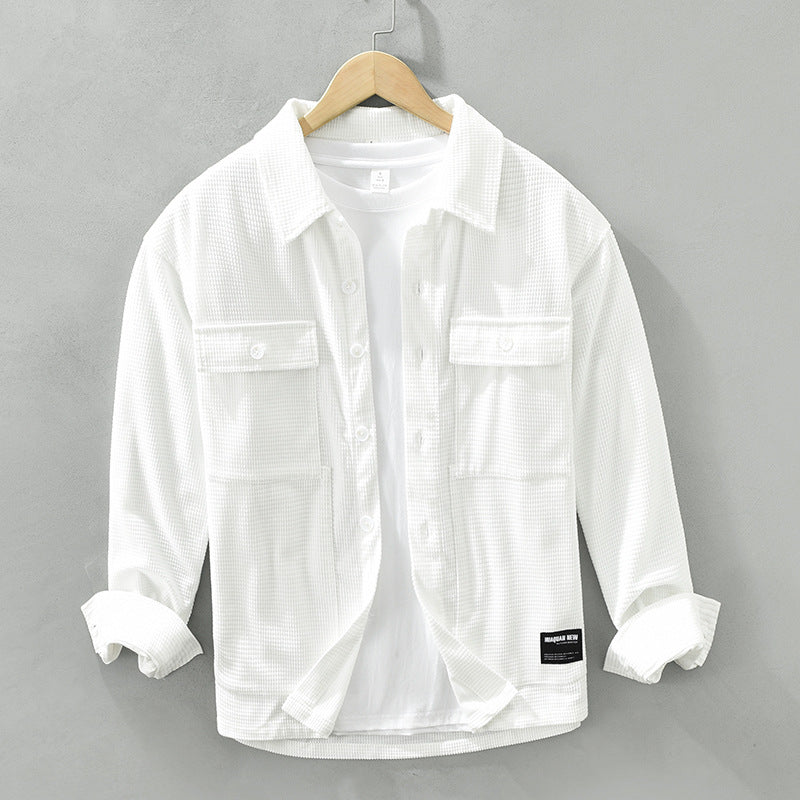 Clyde Waffle-Knit Shirt