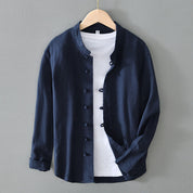Jinzo Mandarin Collar Shirt