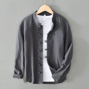 Jinzo Mandarin Collar Shirt