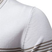 Carrington Zip Striped Polo