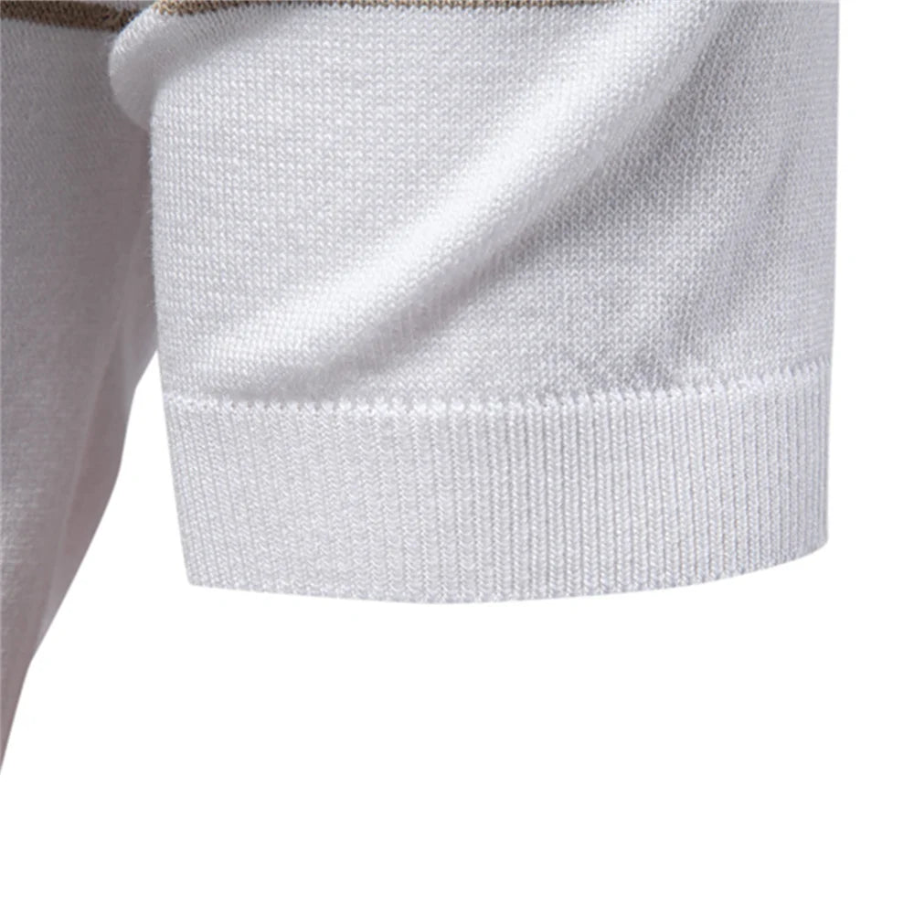 Carrington Zip Striped Polo