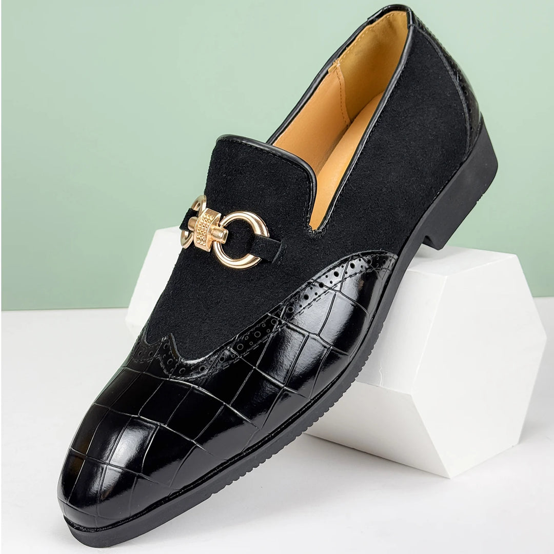 Rivello Suede Leather Loafers