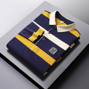 Bramwell Striped Cotton Polo