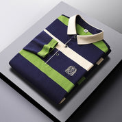 Bramwell Striped Cotton Polo