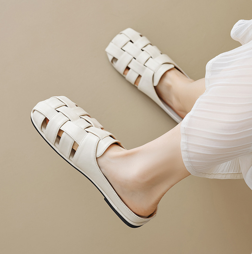 Vera Woven Mule Sandals