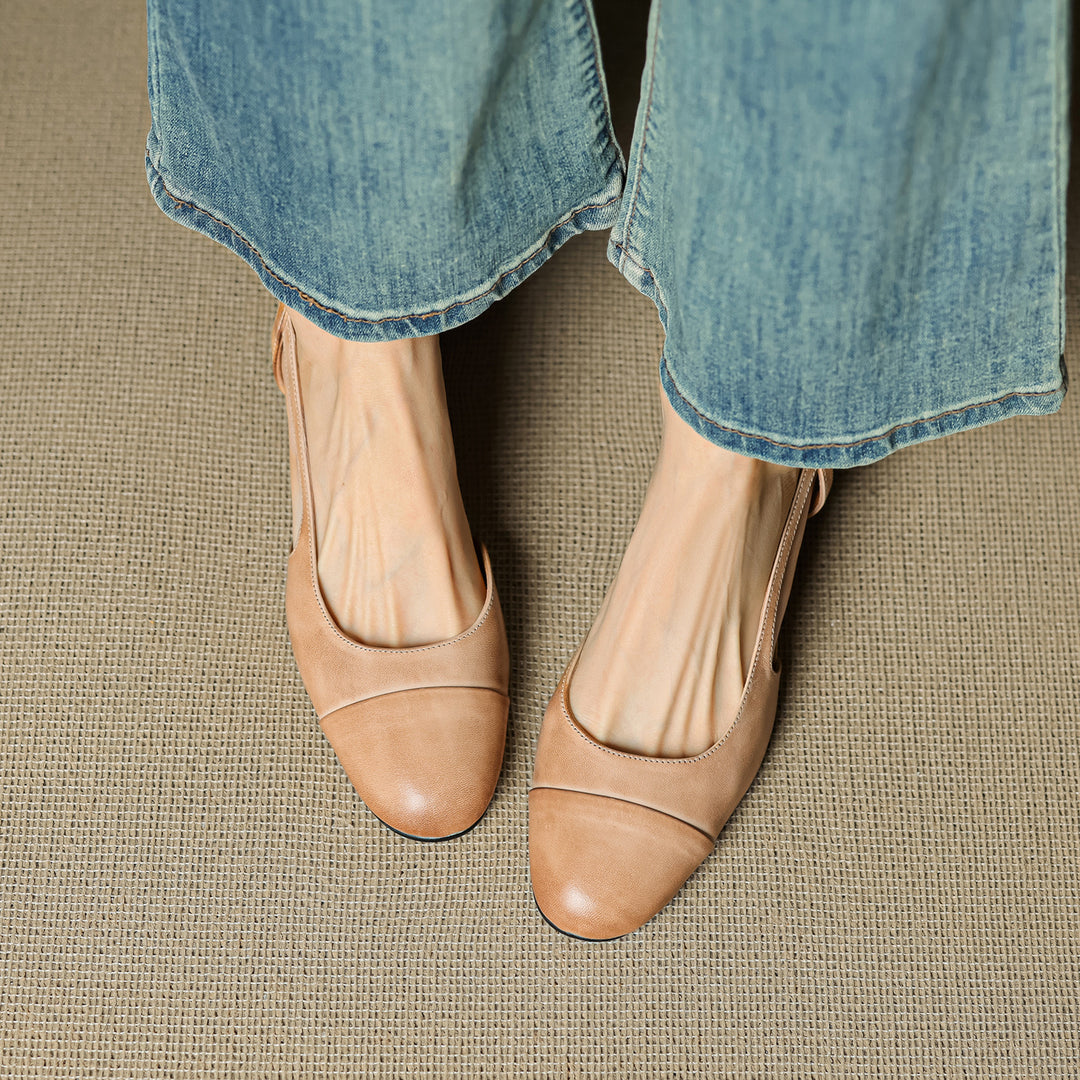 Teresa Genuine Leather Pumps