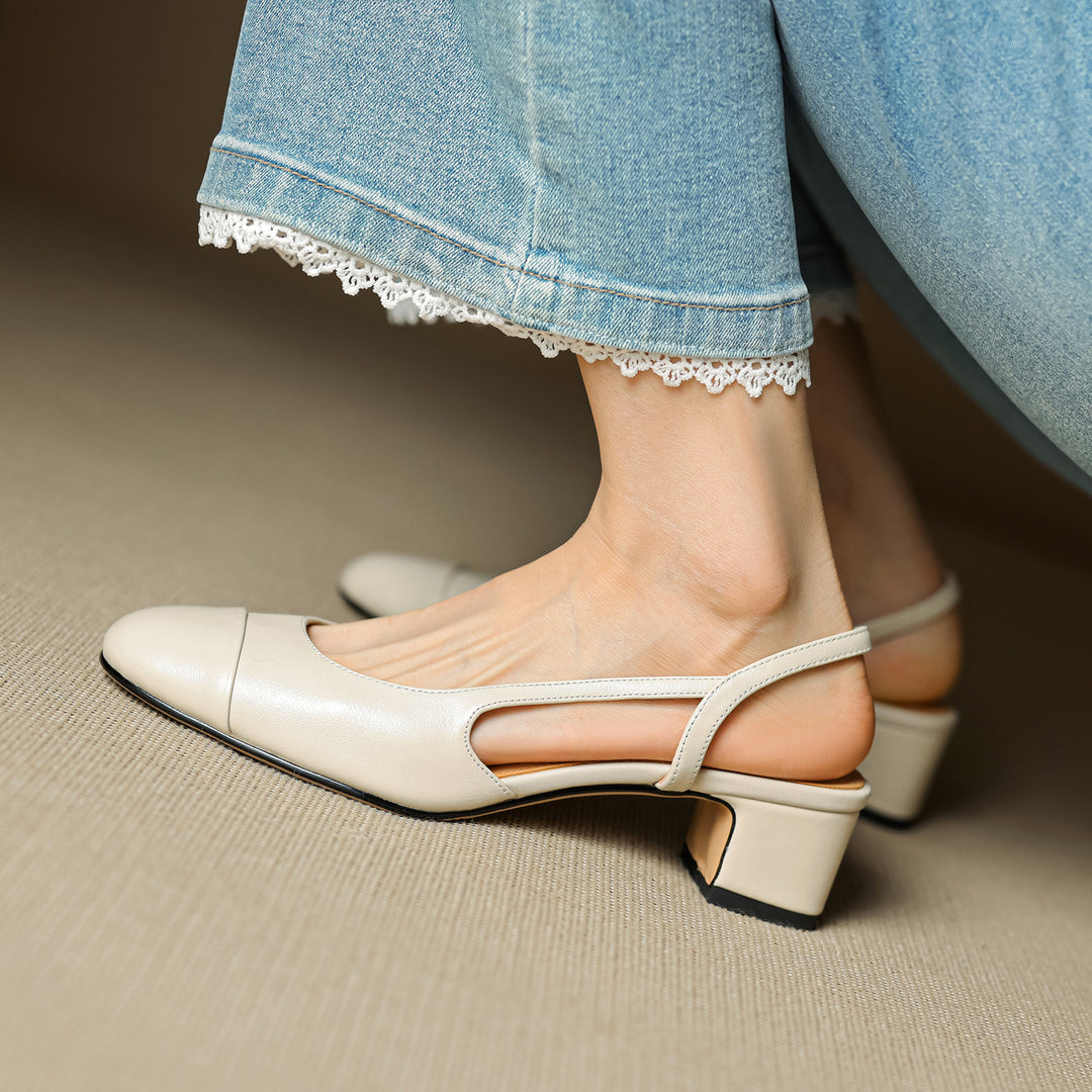 Teresa Genuine Leather Pumps