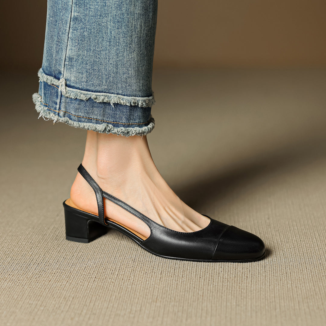 Teresa Genuine Leather Pumps