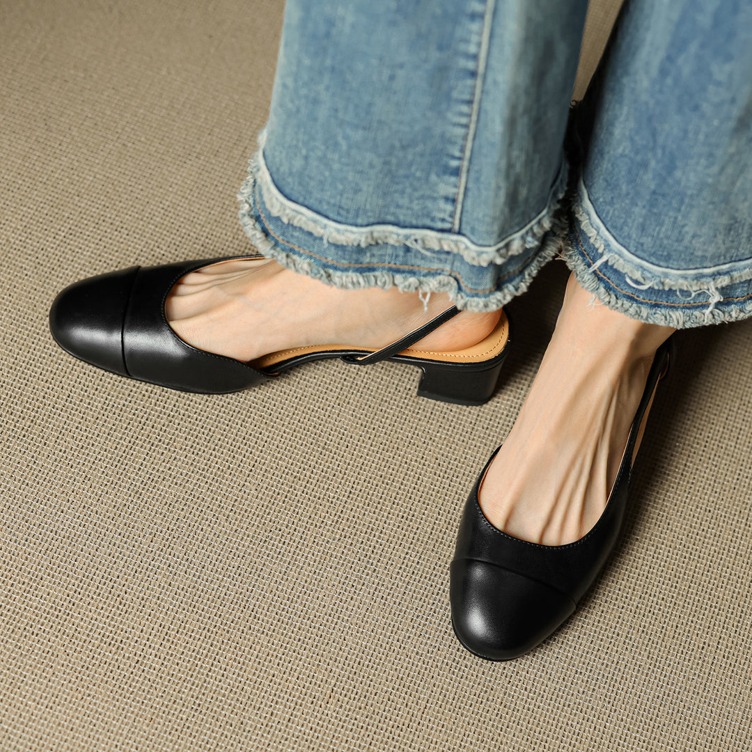 Teresa Genuine Leather Pumps