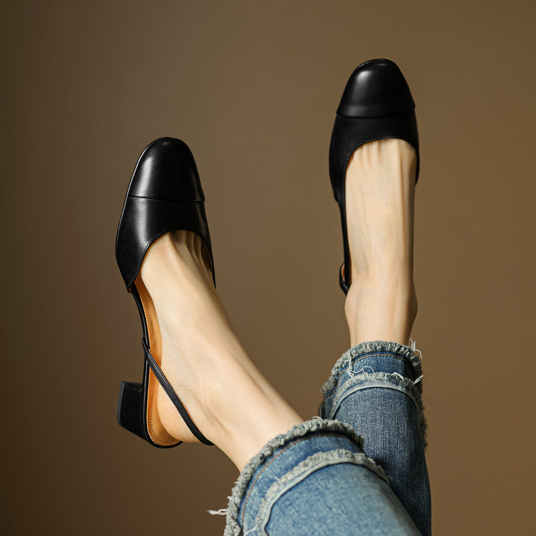 Teresa Genuine Leather Pumps