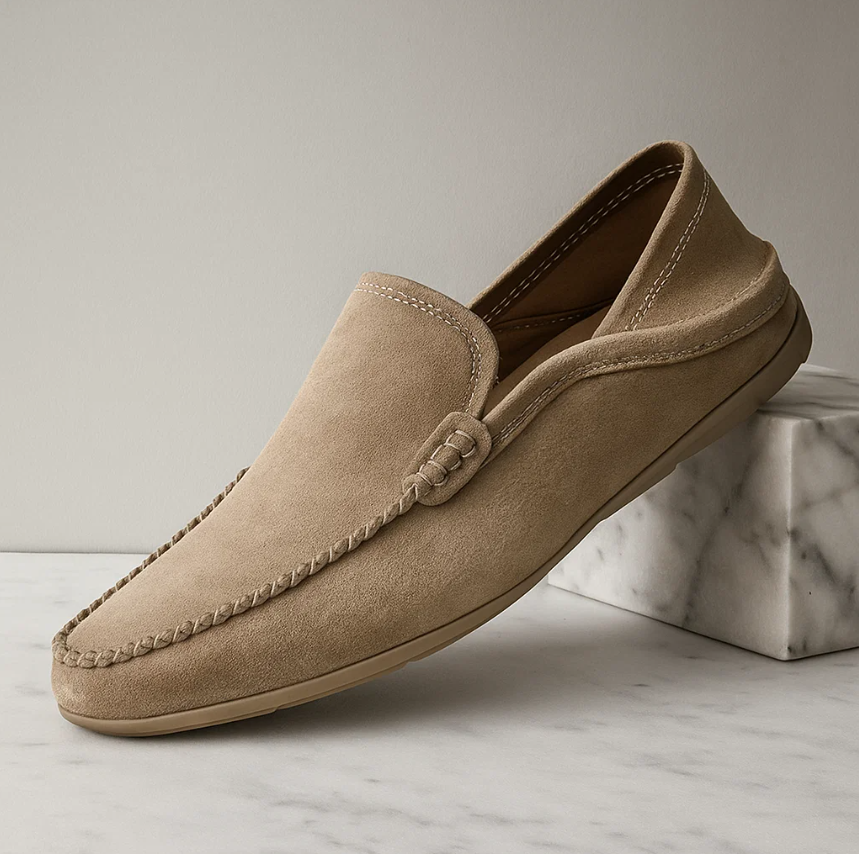 Giuliano Suede Loafers
