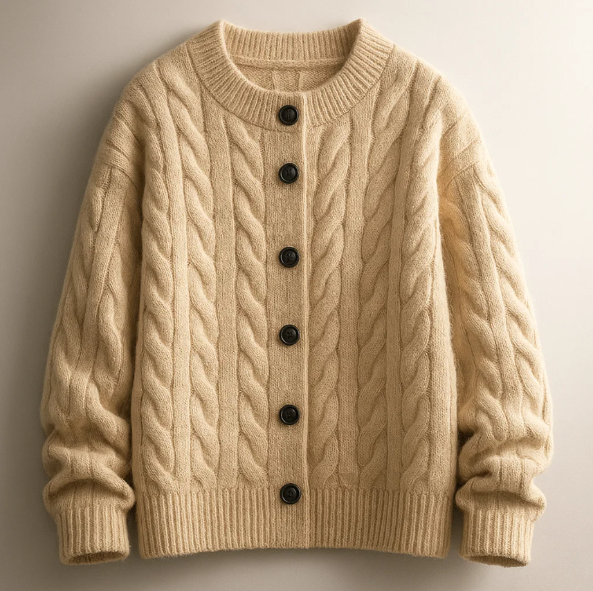 Ravenwood Cable-Knit Cardigan