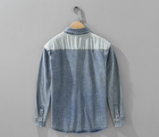 Dalston Denim Colorblock Shirt