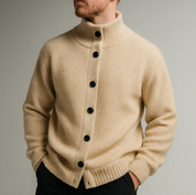 Aragon Waffle-Knit Cardigan