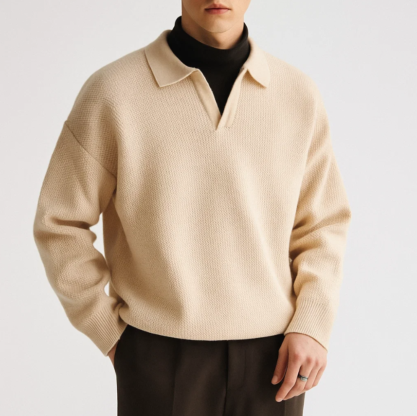 Carlow Knit Polo Sweater