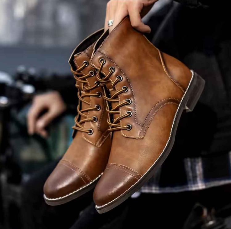 Renzo Lombardi Leather Boots