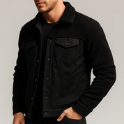 Santorini Fleece Trucker Jacket