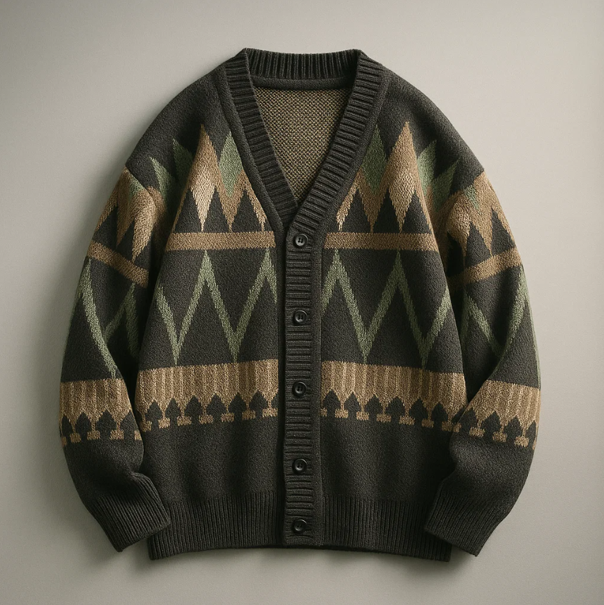 Fenwick Knit Geometric Cardigan