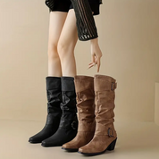 Botticelli Buckle Slouch Boots