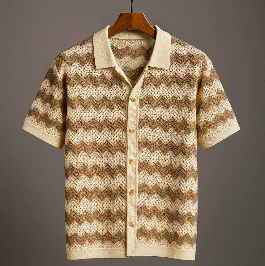 Tiberio Crochet Shirt