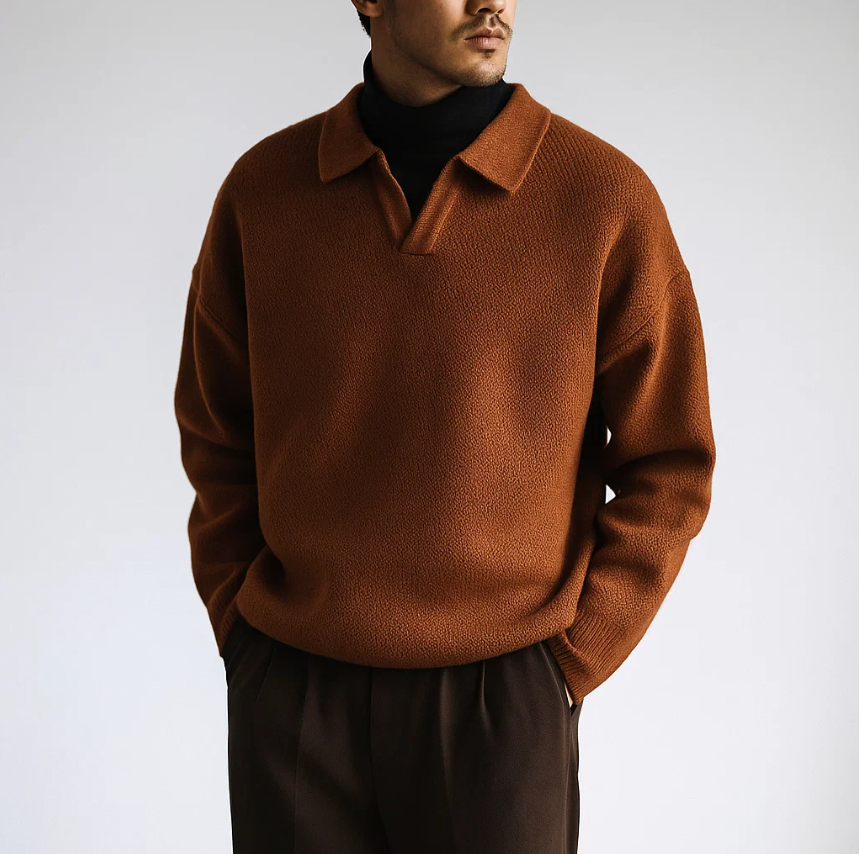 Carlow Knit Polo Sweater
