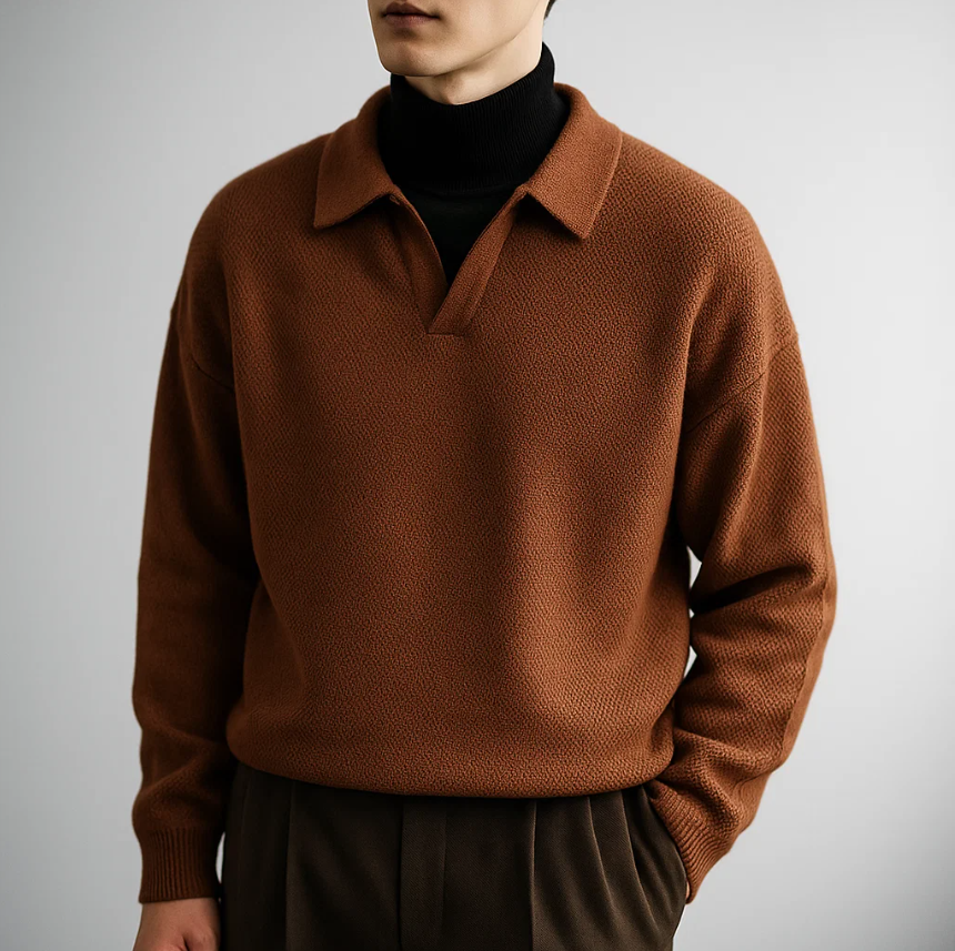 Carlow Knit Polo Sweater