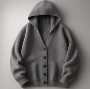 Owen Hooded Knit Cardigan