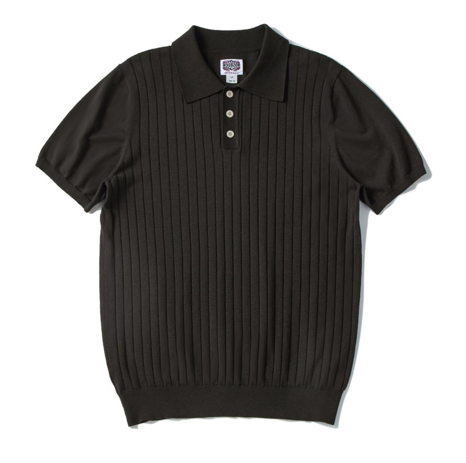 Salvatore Caruso Retro Ribbed Polo