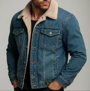 Maverick Sherpa Denim Jacket